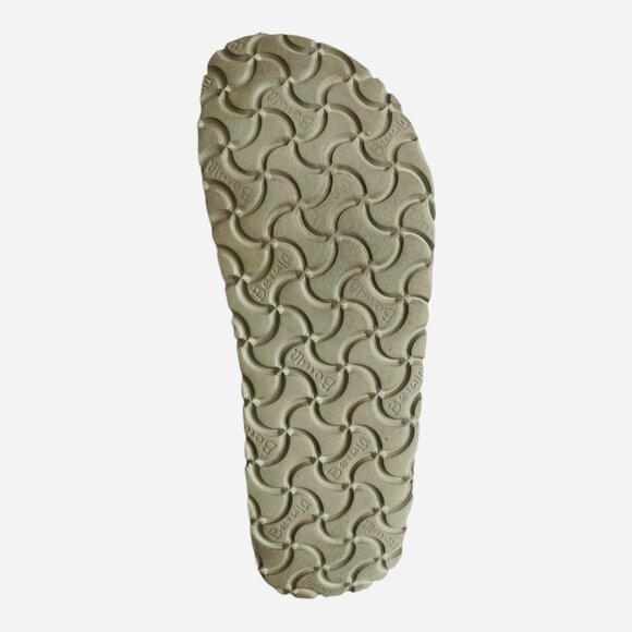 Betula Birkenstock Slide Sandals Light Green Leather Narrow Flats Womens Size 11 - Picture 8 of 8